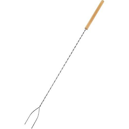 Messinger's Crafts Hot Dog Roasting Stick Extra Long 45 inch Galvanized Steel