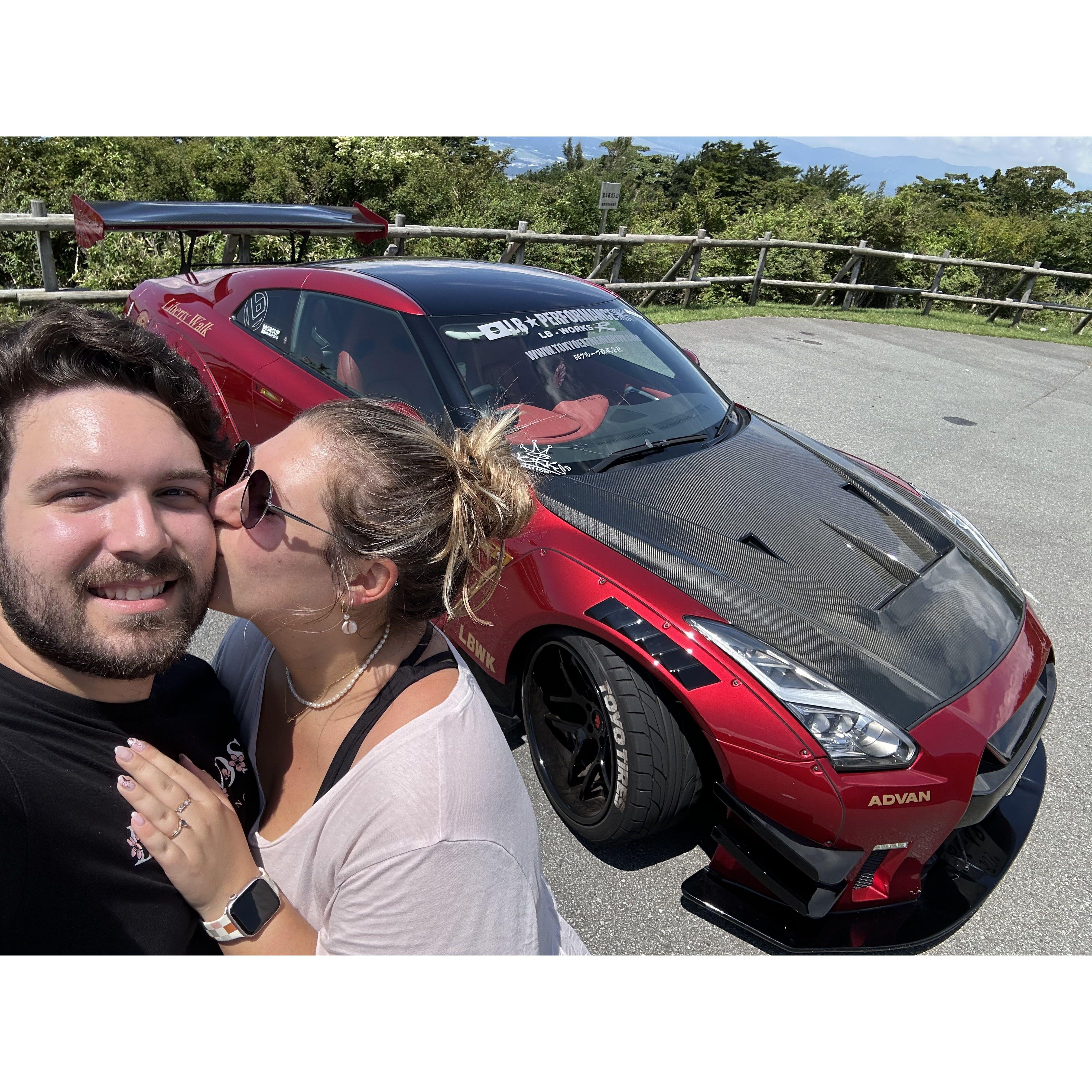 Chris driving an R35 in Hakone, Japan!