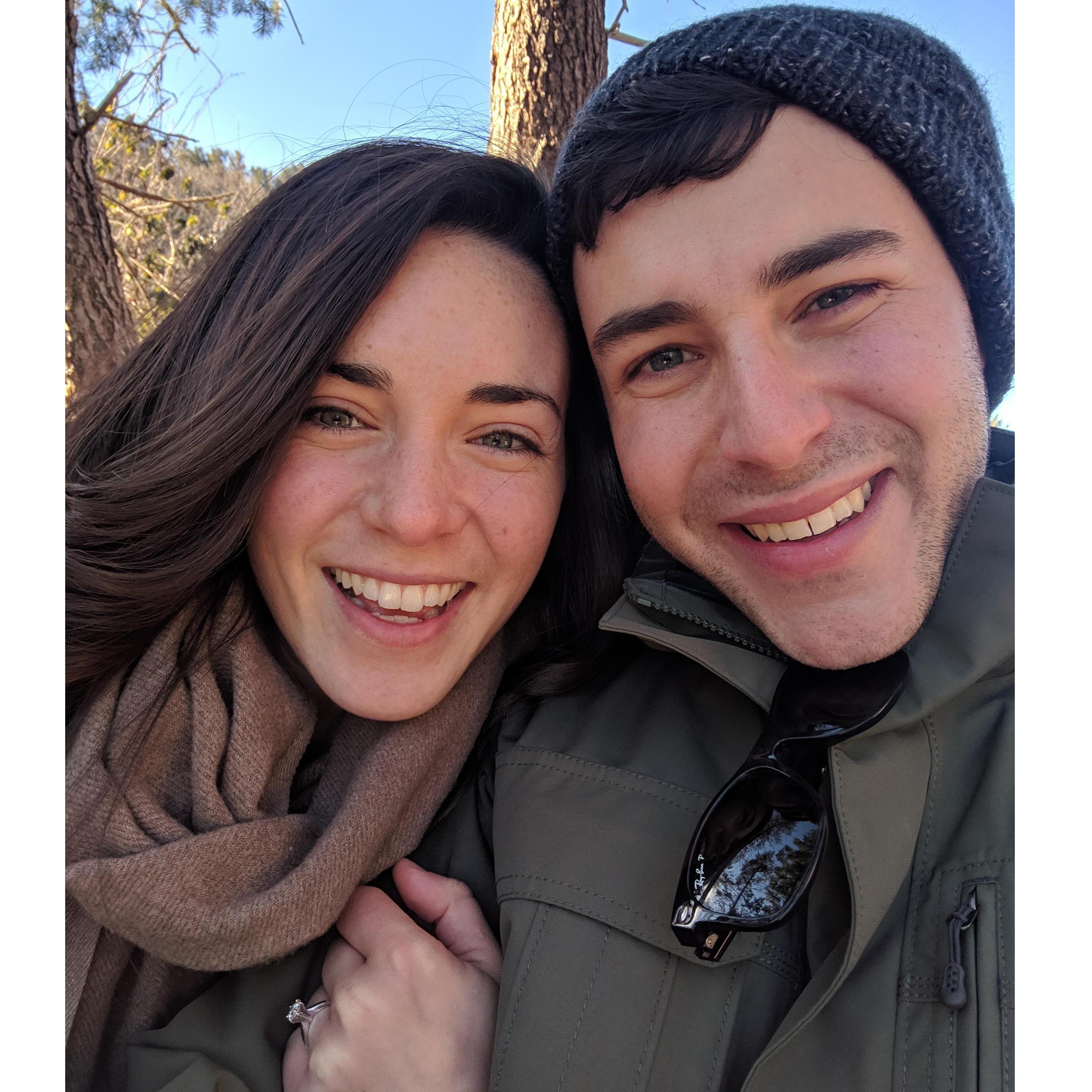 Right after we got engaged!