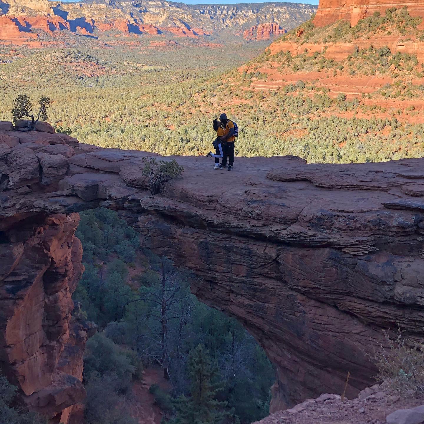 Our first hike in Sedona, Arizona.