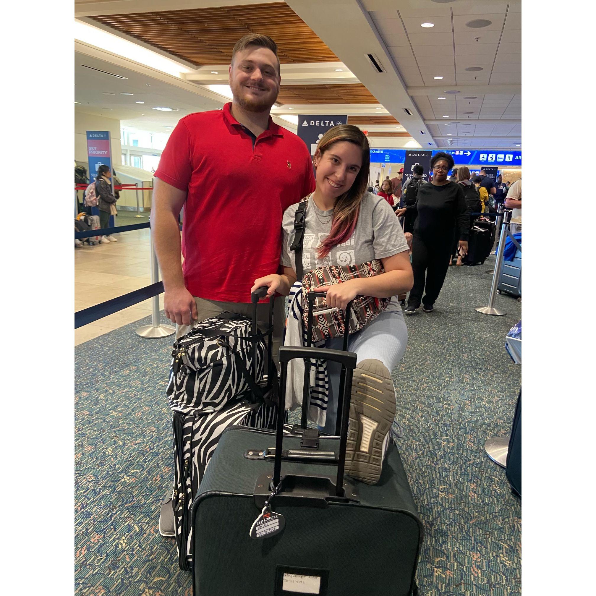 We became a long-distance couple in January 2023.