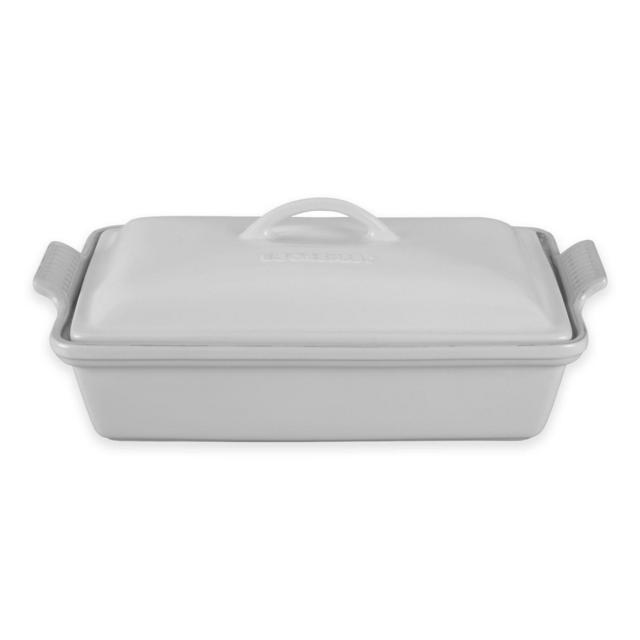 Le Creuset® 4-Quart Round Covered Casserole in White