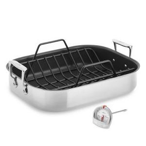 All-Clad Stainless-Steel Nonstick Roasting Pan, Large