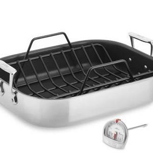 All-Clad Stainless-Steel Nonstick Roasting Pan, Large