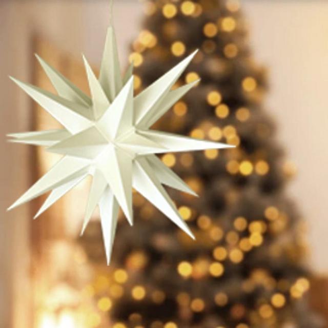 Moravian Star Tree Topper - 12 inch in diameter w/LED bulb