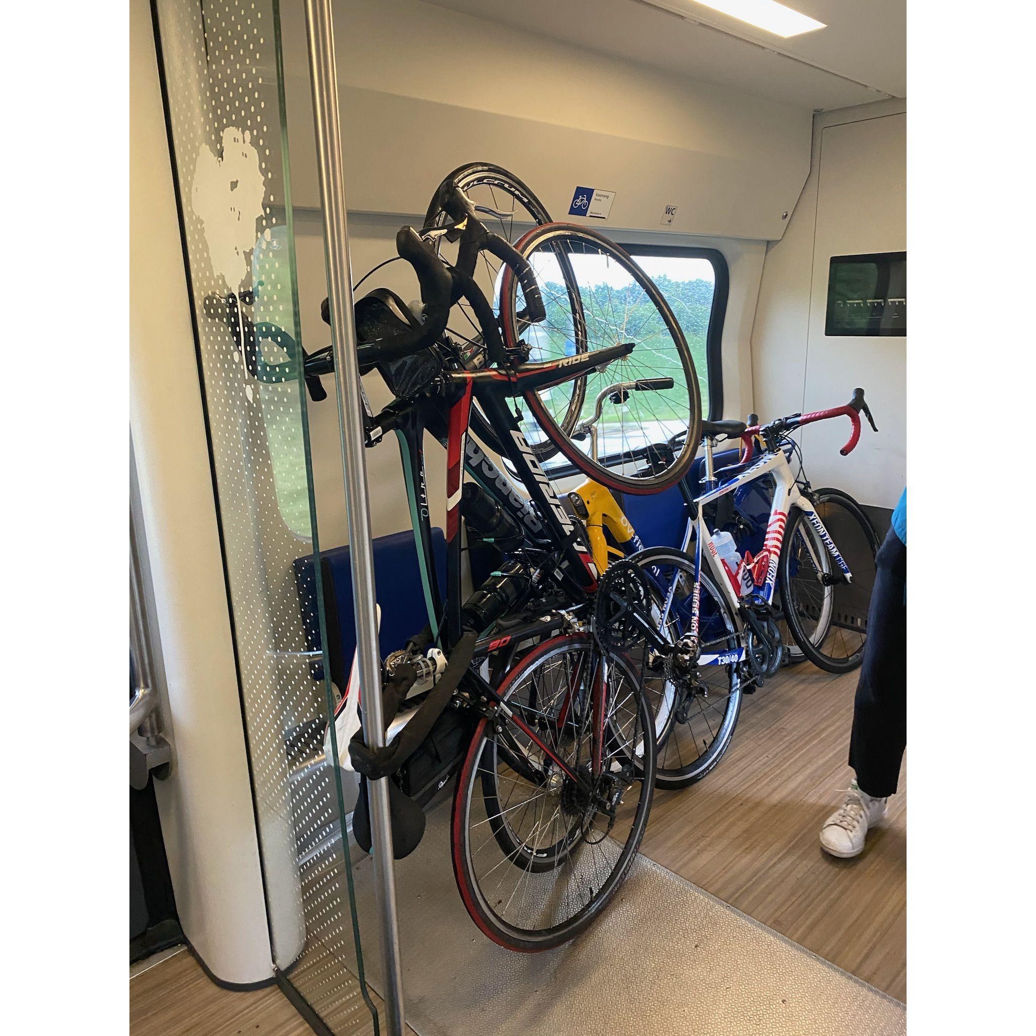 We always find a solution. First bike trip together.