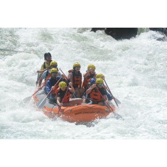 Whitewater rafting down the Payette River in Idaho.