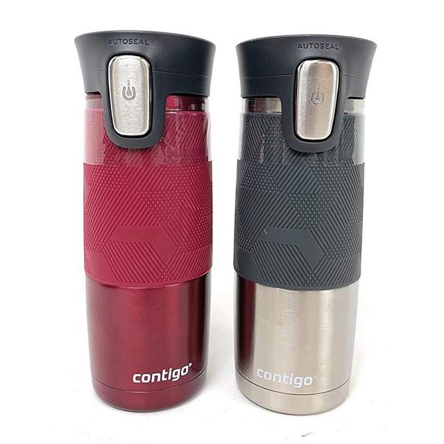 Contigo Autoseal 16oz Travel Mug 2 Pack - Red/Gray