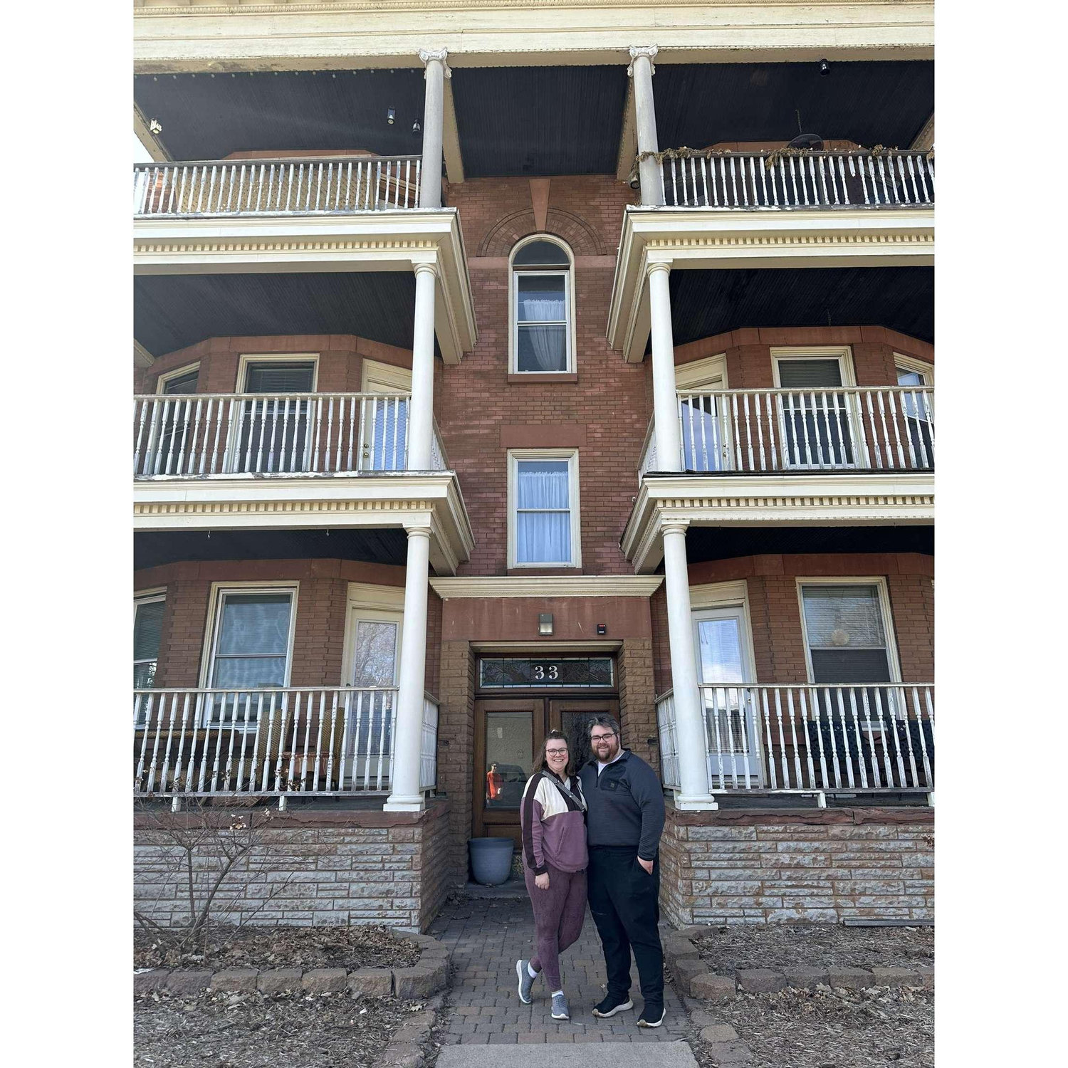 Our first home together.