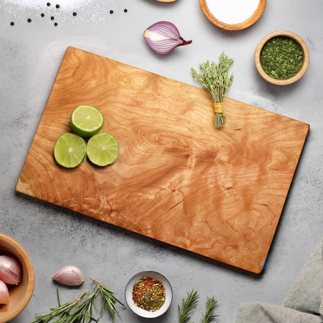 Solid One Piece Cutting Board – Walnut, Cherry, Maple – Single Piece of Hardwood No Glue, Wood Charcuterie Board, Wooden Serving Boards