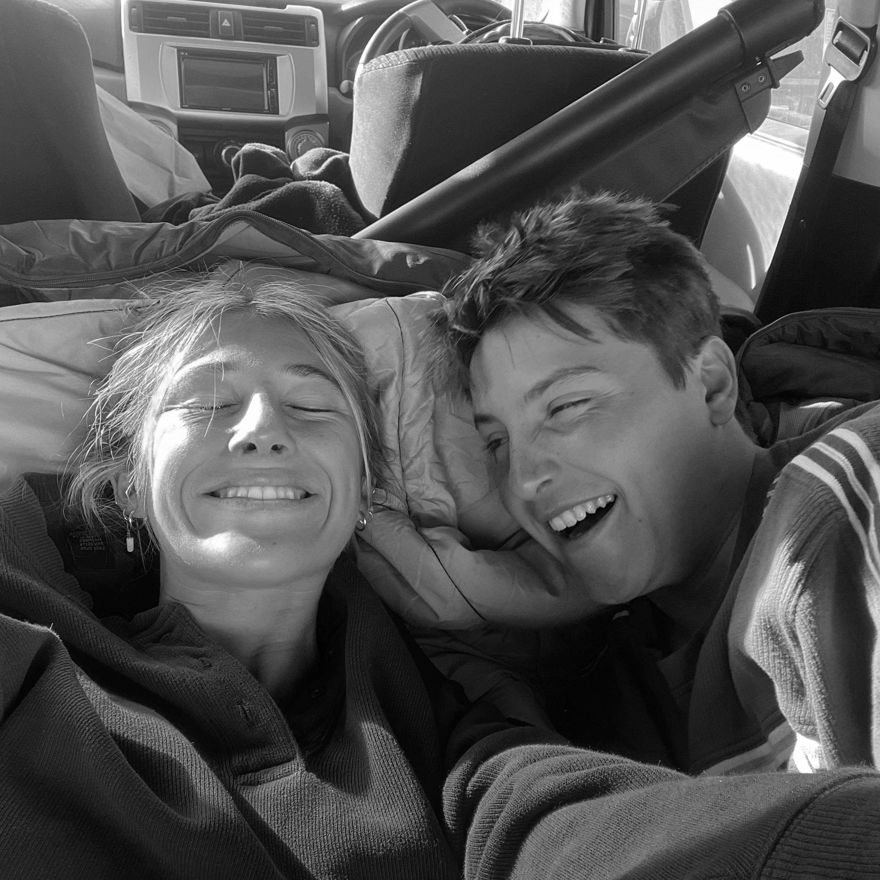 Camping in the 4Runner - some say it's just as good as tempur-pedic.