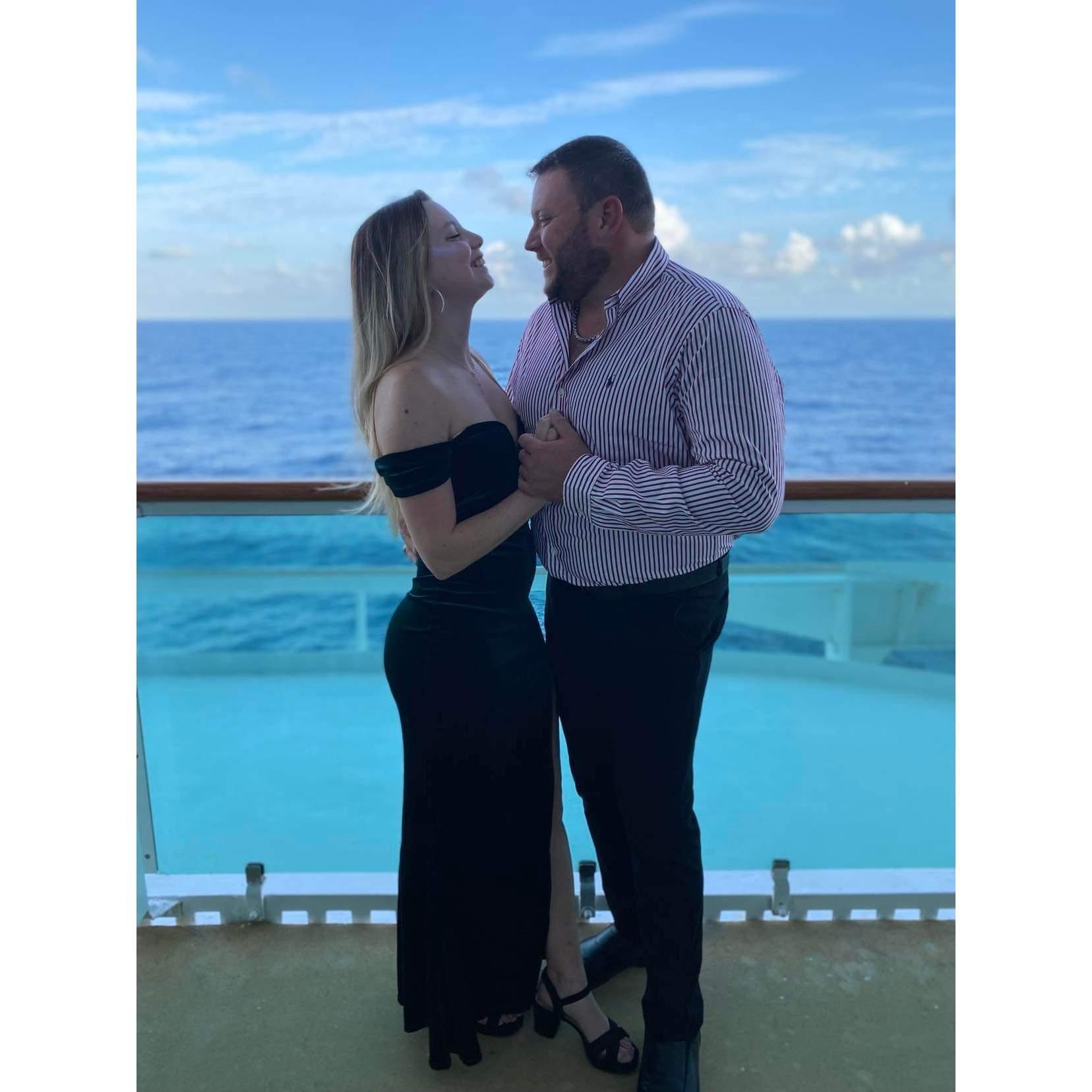 We clean up good! -cruising formal night