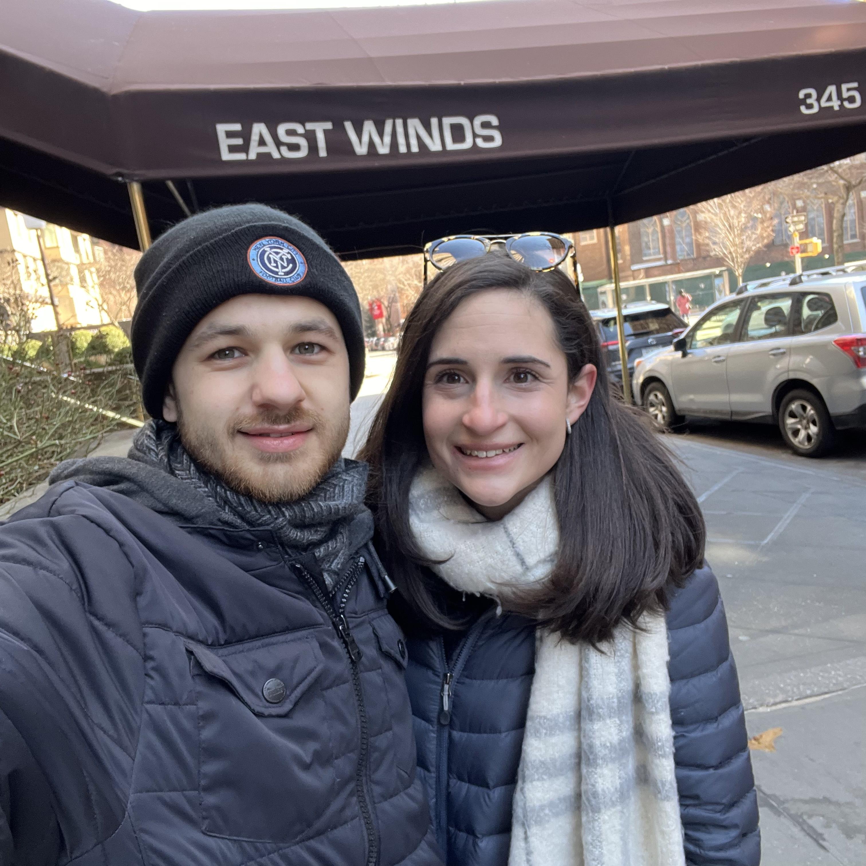 Our first apartment together!