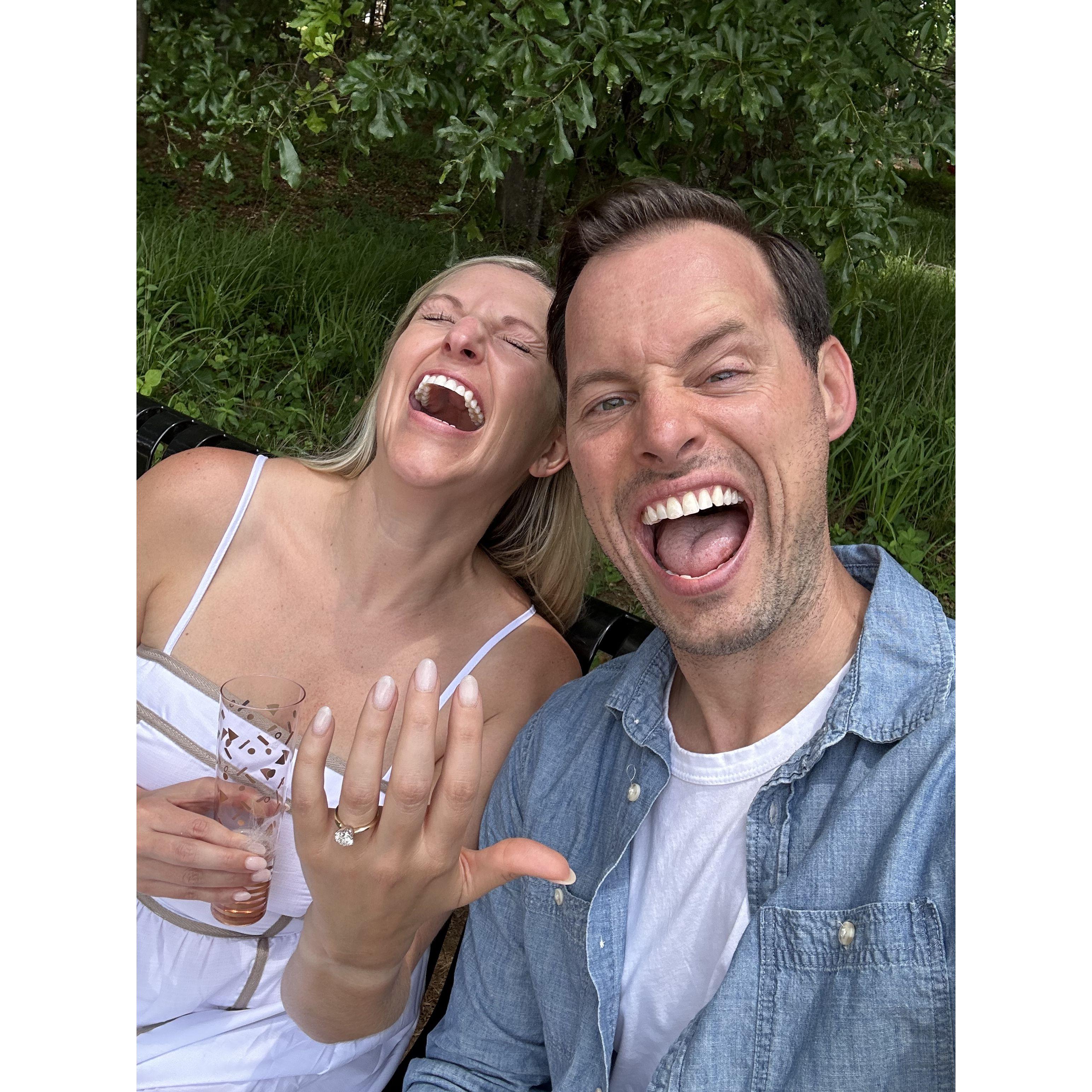 We're engaged!