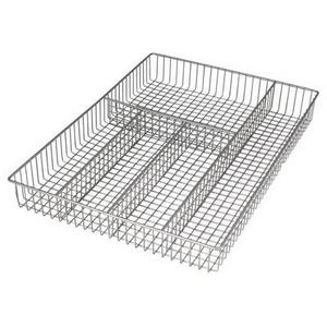 Spectrum Diversified - Spectrum Grid Large Silverware Tray - Satin Nickel
