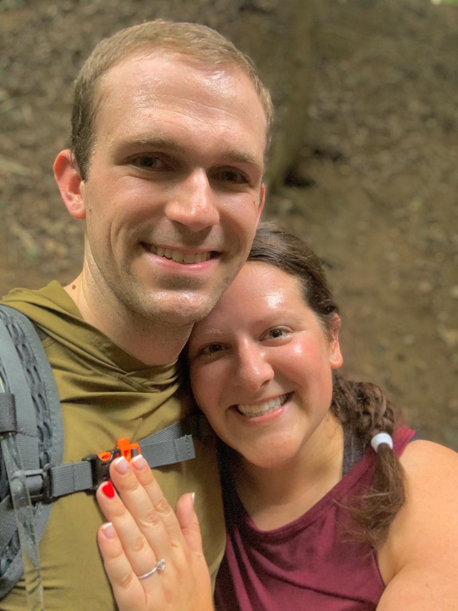 Our engagement at Turkey Run State Park, Jul 19th, 2020.