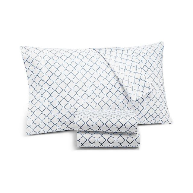 Charter Club Damask Designs Arabesque Geo 4-Pc. Queen Sheet Set, 550-Thread Count Supima Cotton Created For Macy's