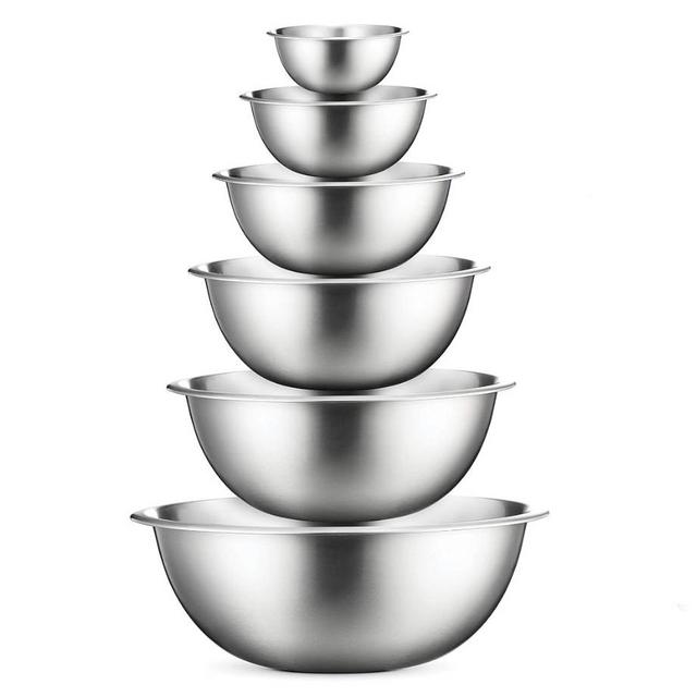 FineDine Stainless Steel Mixing Bowls Set