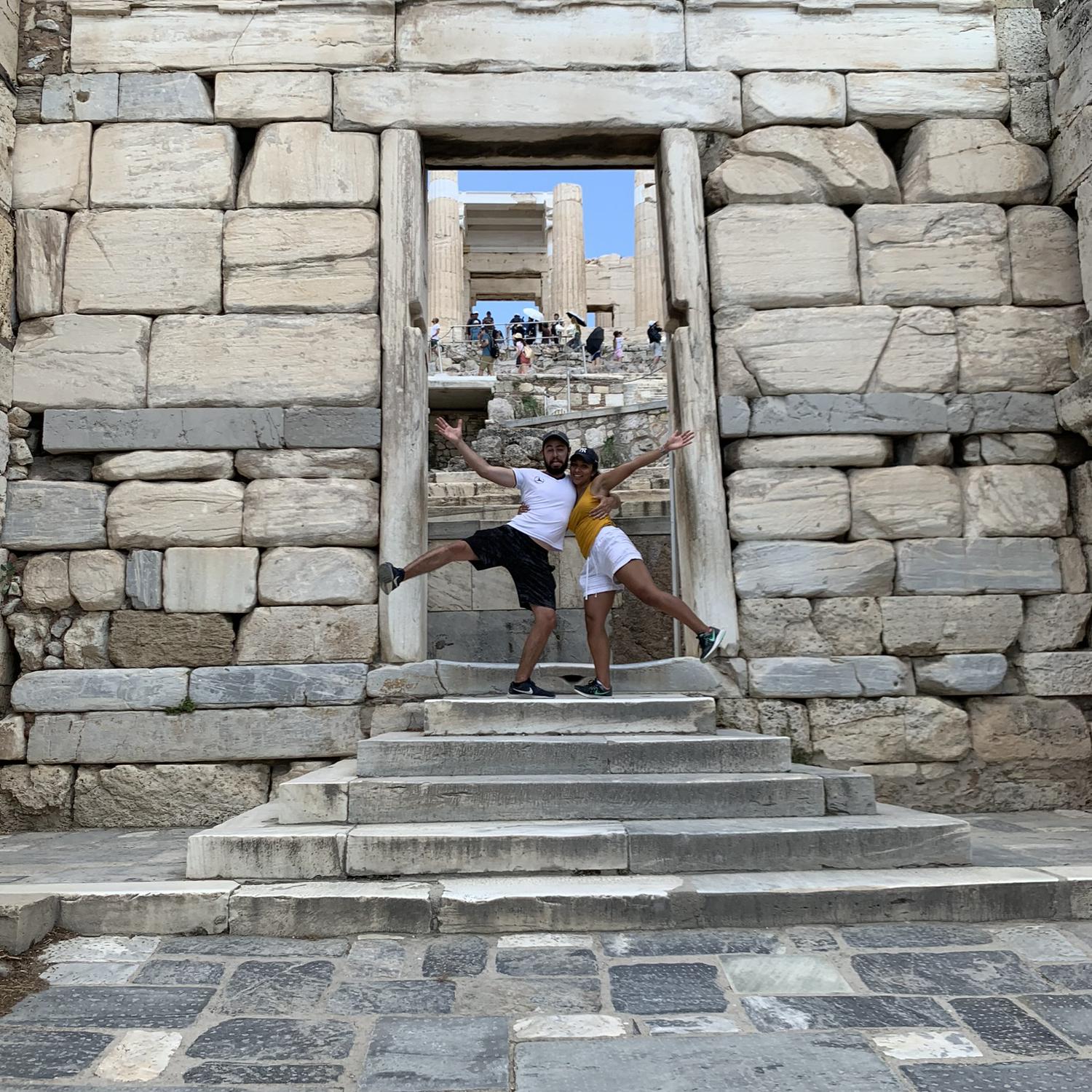 Just checking out the Parthenon in Athens, Greece.