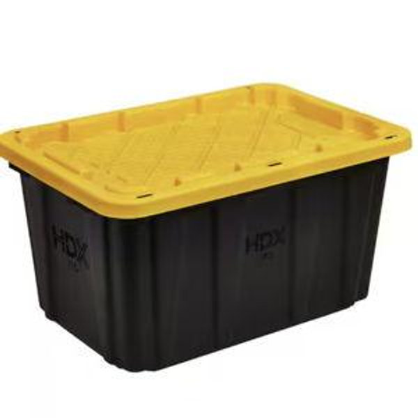 27 Gal. Storage Tote Bins B&Y