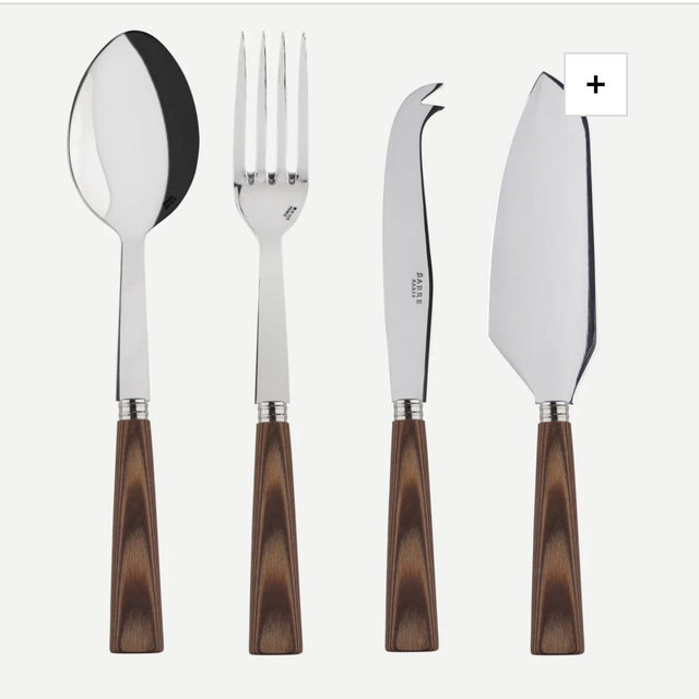 Sabre Light press wood - Set of 4 must-have serving pieces