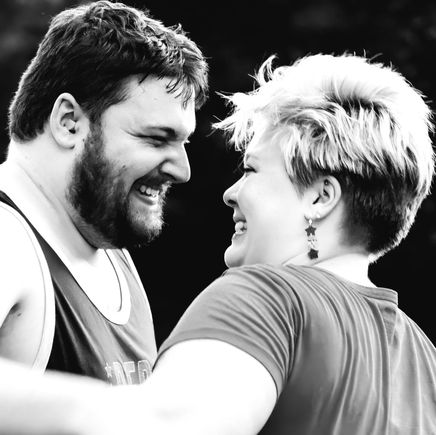 Moments after Kate said "yes"!