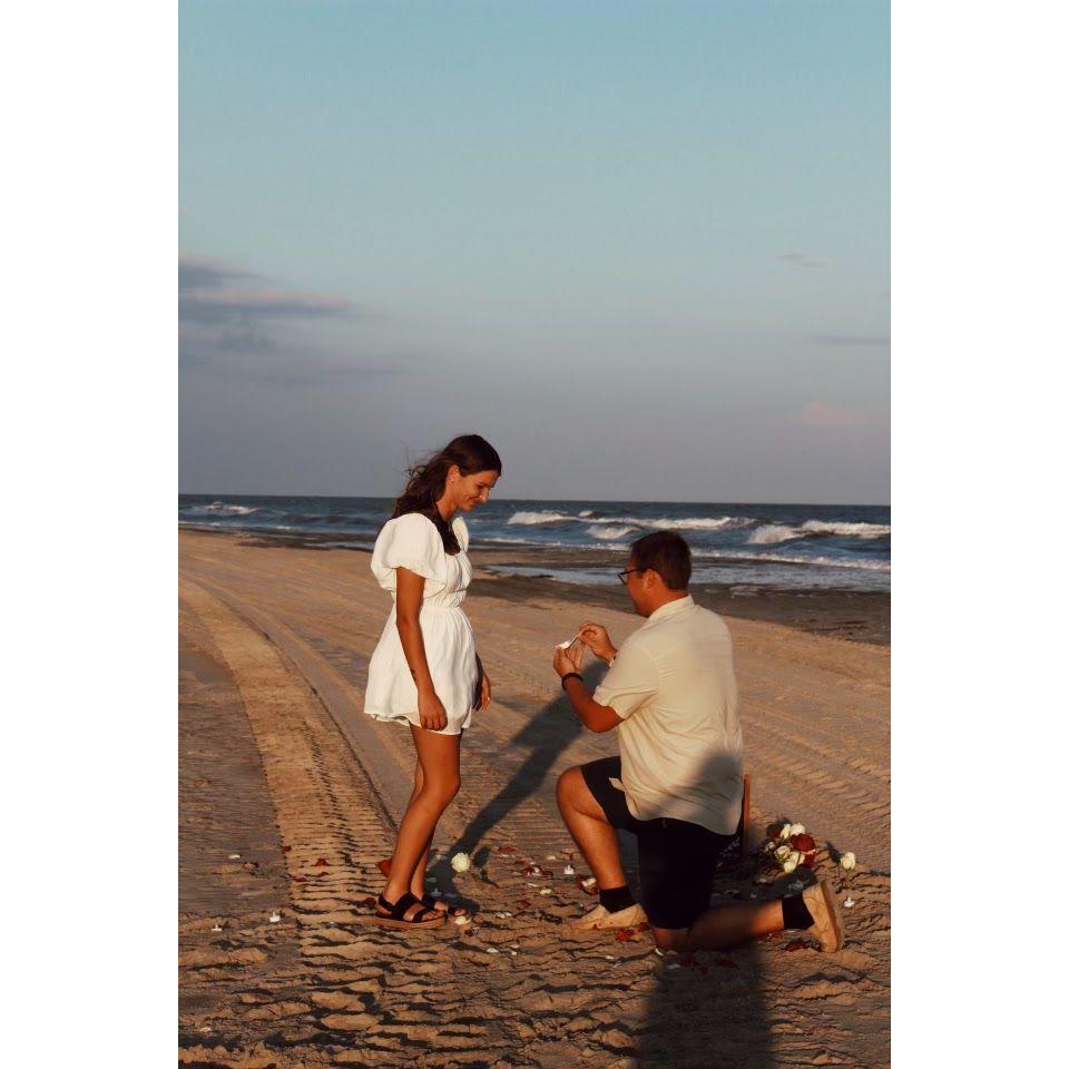 Our Charleston, SC surprise engagement!