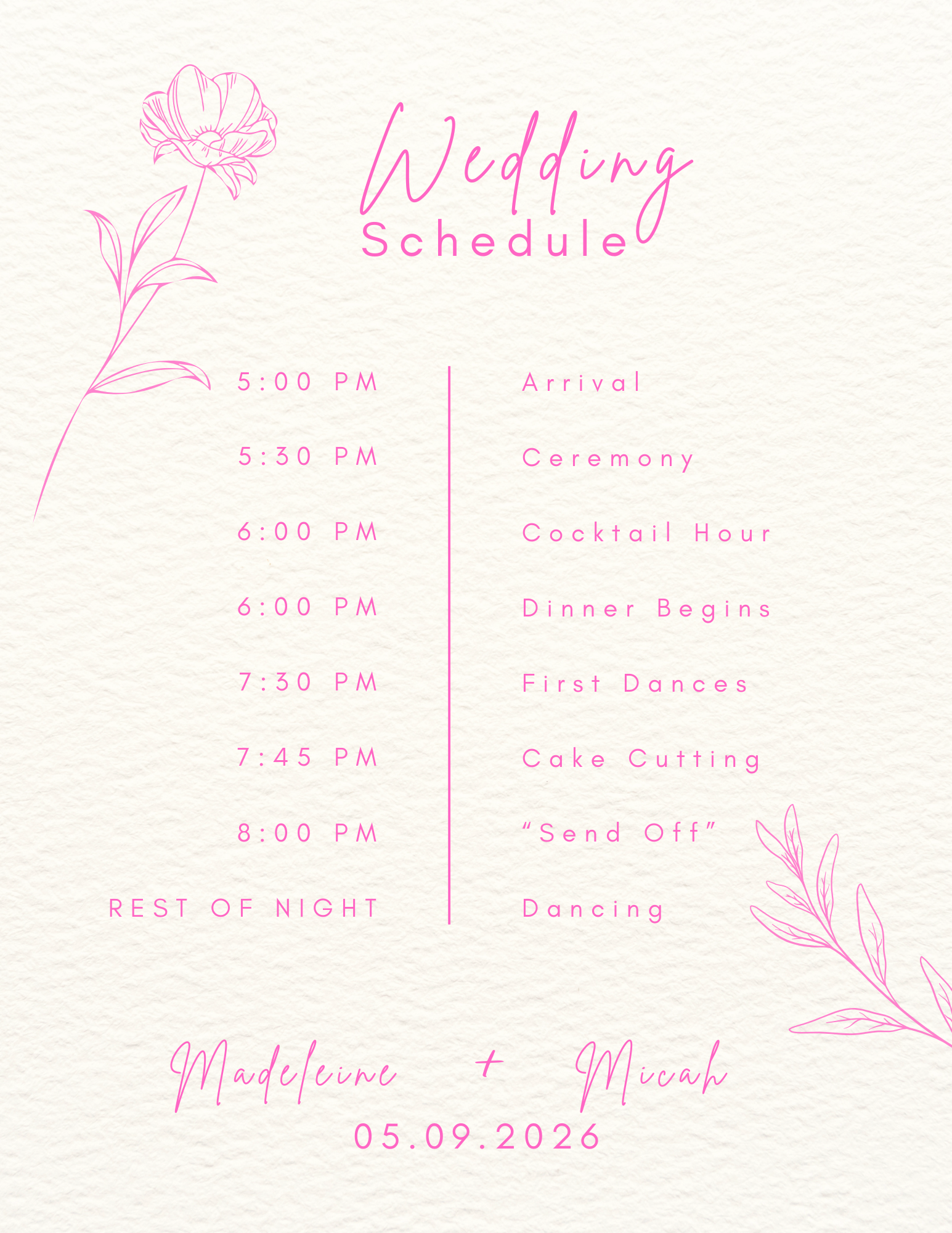 The Wedding Website of Madeleine Large and Micah Steffen