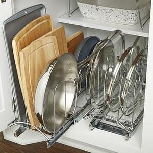 Lynk Chrome Pull-Out Lid Holder