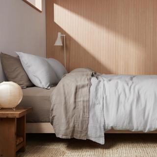 European Flax Linen Fitted Sheet Set