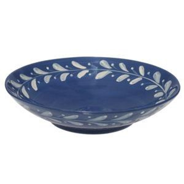 Anna Reverse Blue Serving Bowl