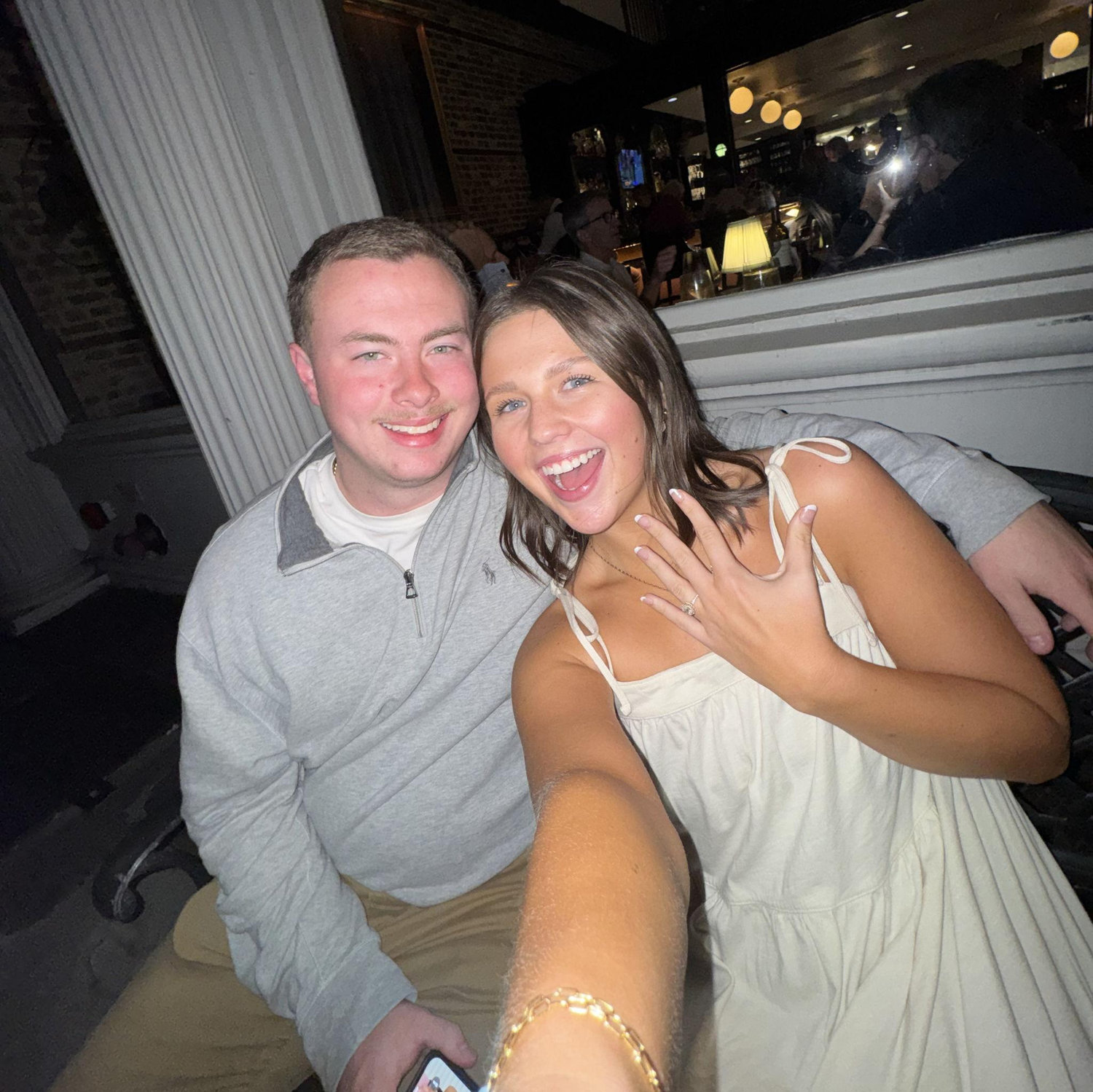 First dinner date engaged!!