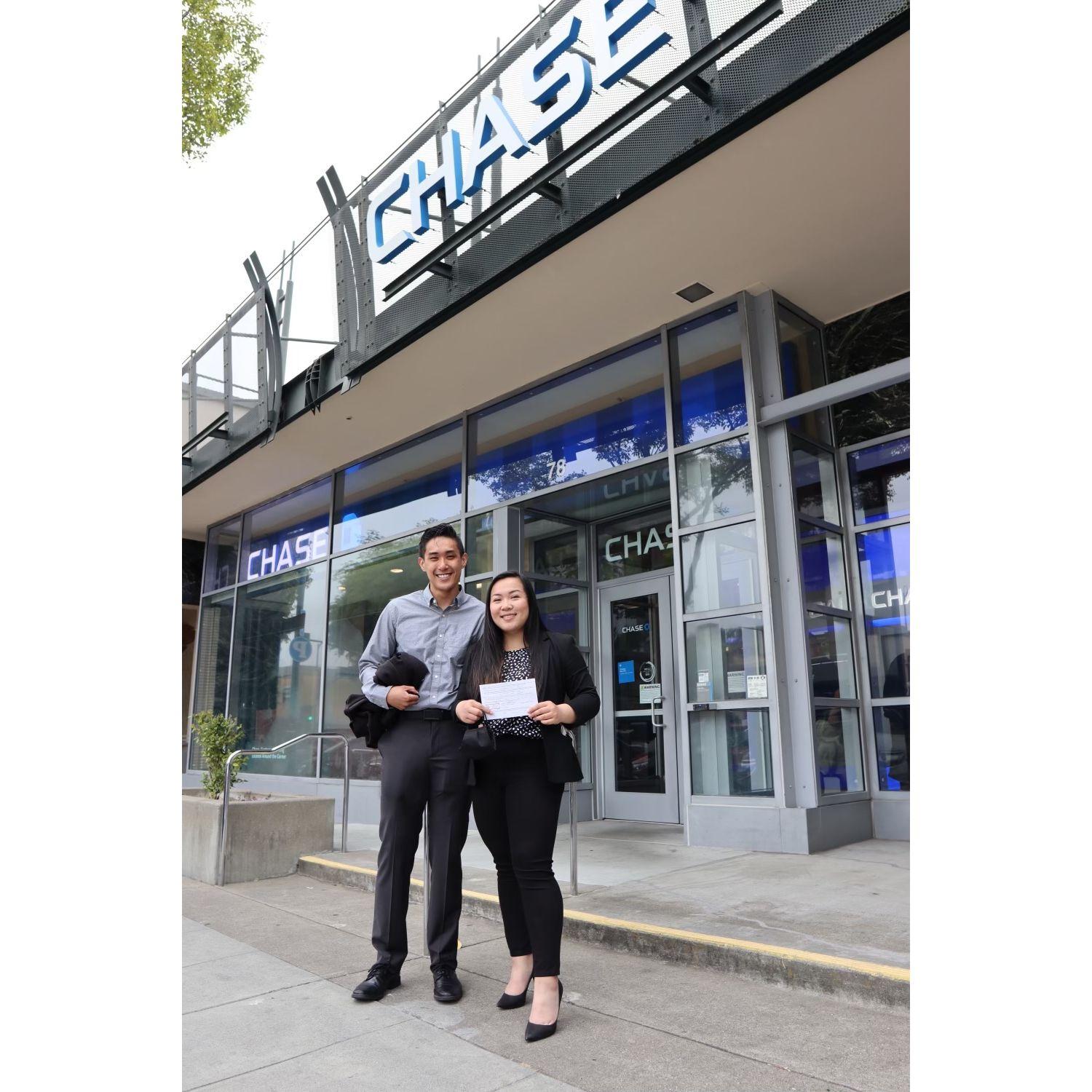 Kayla's swearing in as a CA attorney - May 2021.