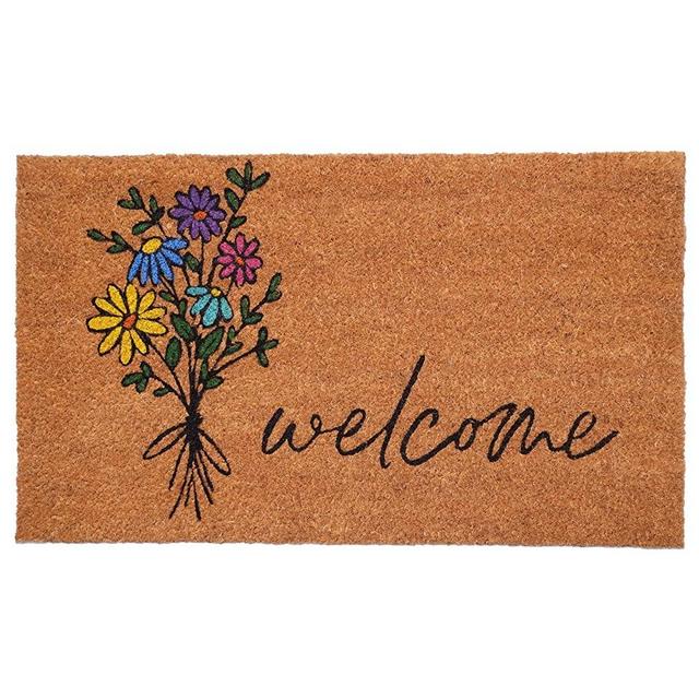 Calloway Mills 107801729 Spring Flowers Bouquet Doormat 17" x 29"