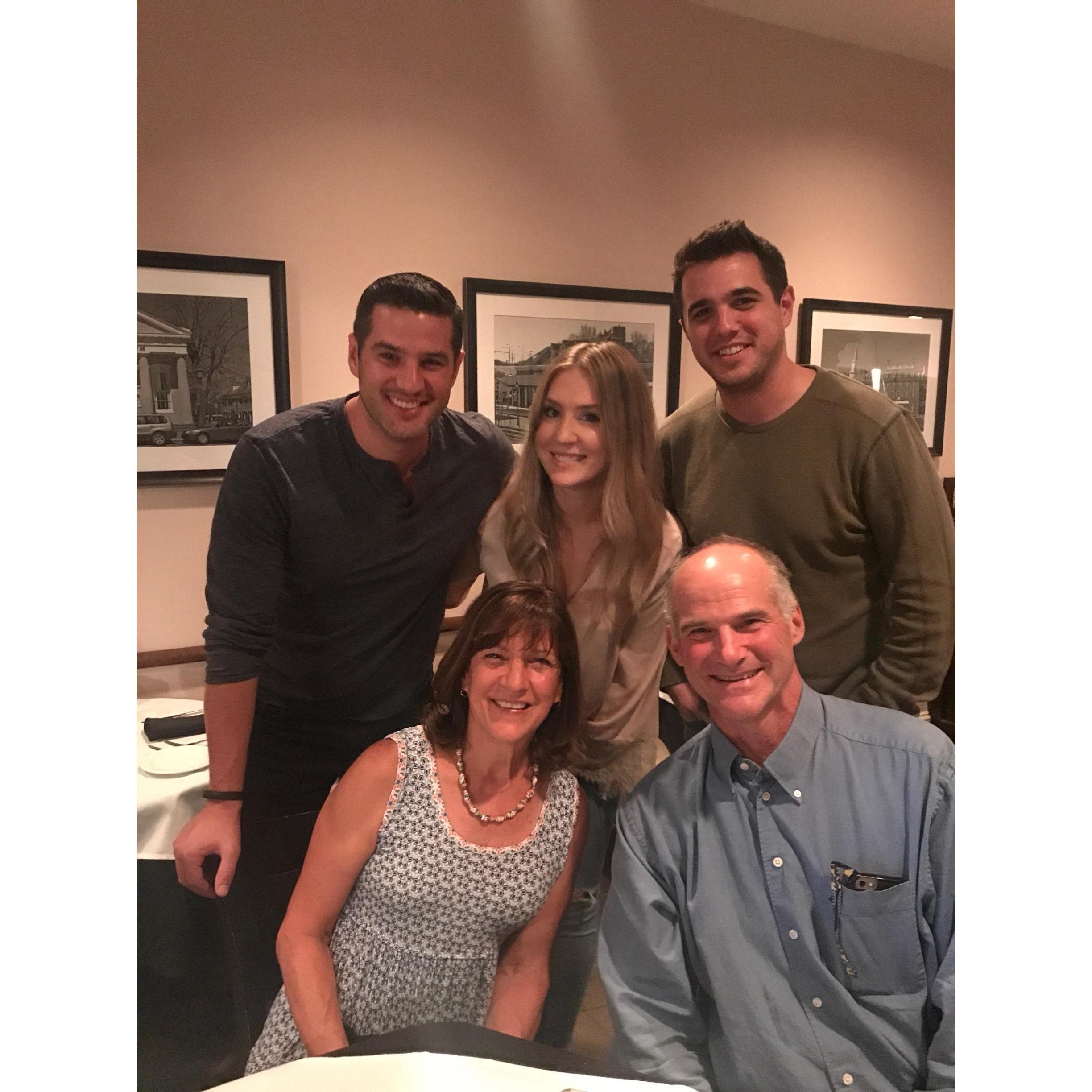 Birthday Dinner for Wes' Mom Jackie in Alexandria!