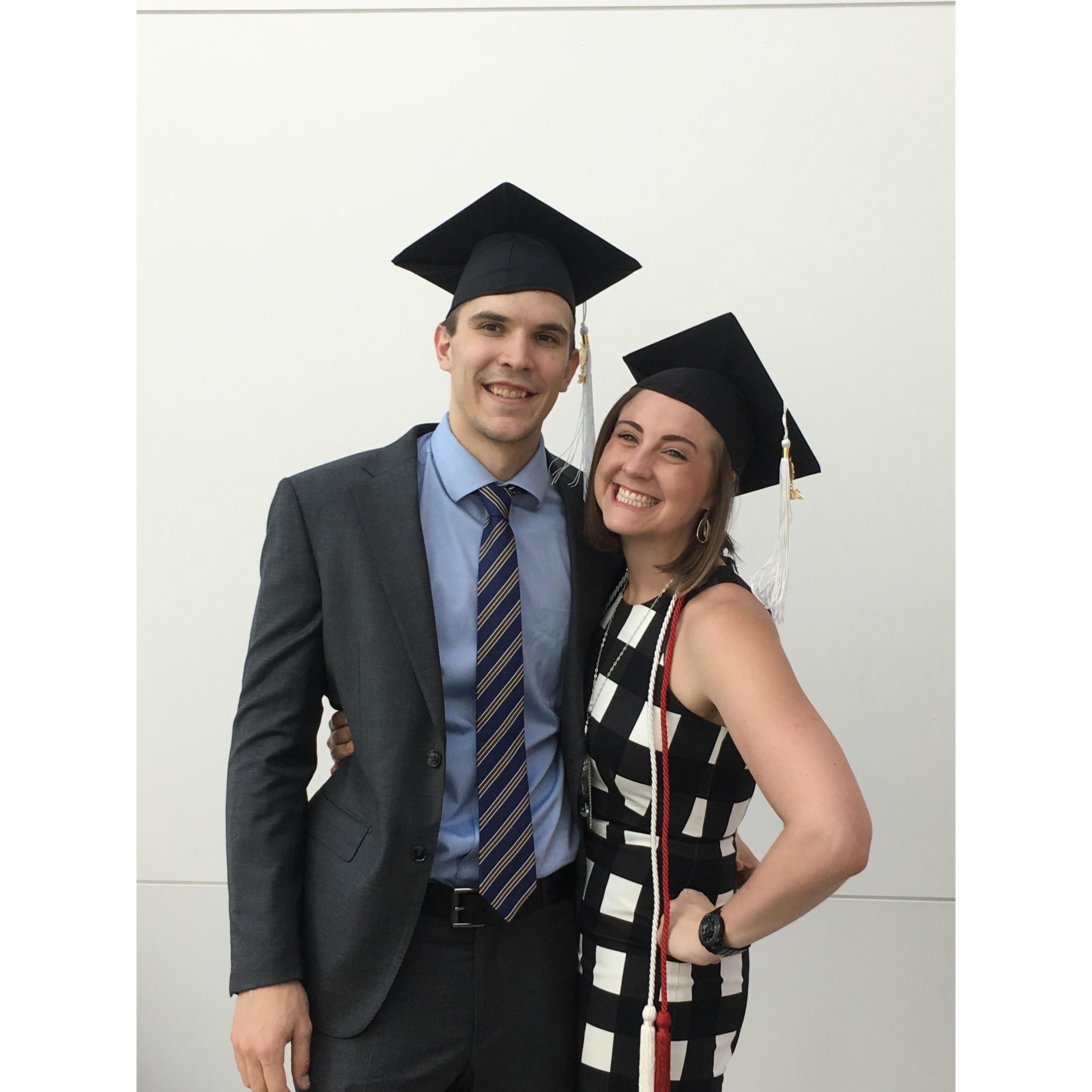 May 12, 2017: These nerds graduated from CU Denver! Joel completed his MS in Finance and Madison finished her MA in Communication Studies!