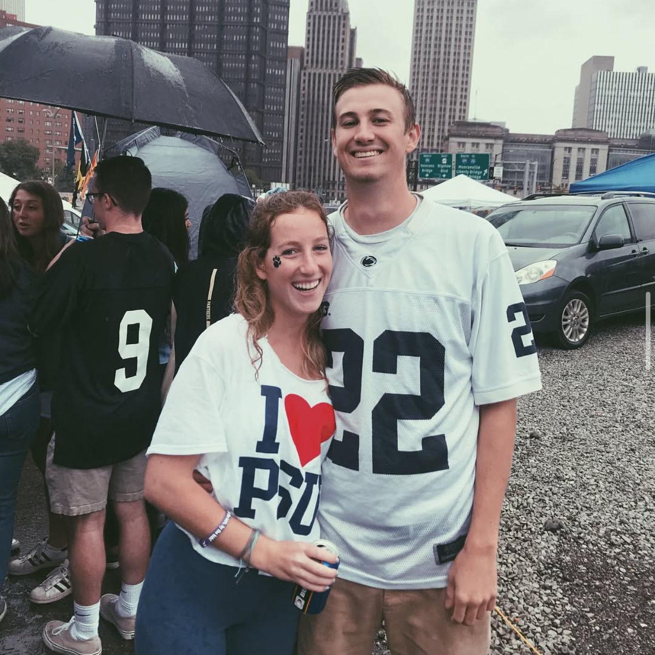 Rainy Penn State game at Pitt