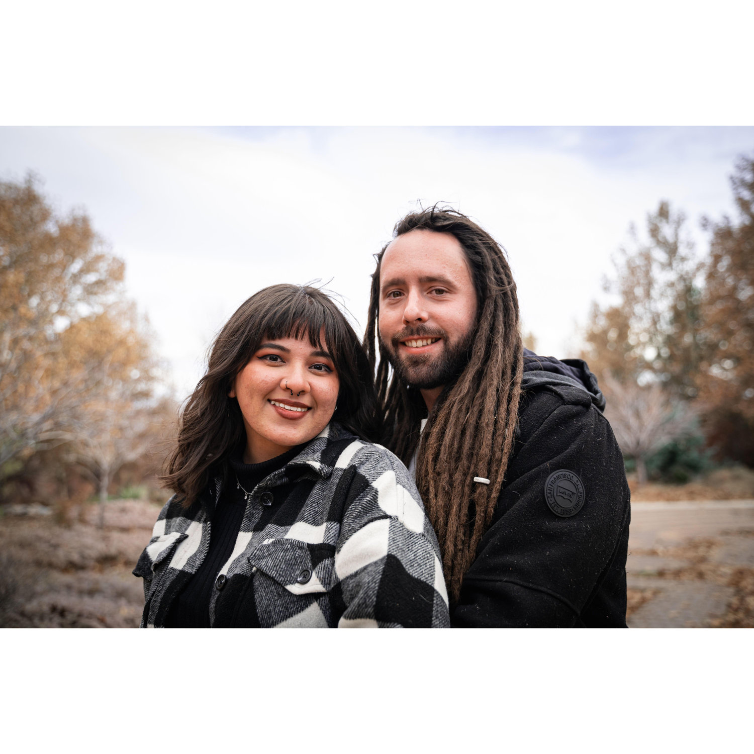 Our engagement photos, Dec 2023