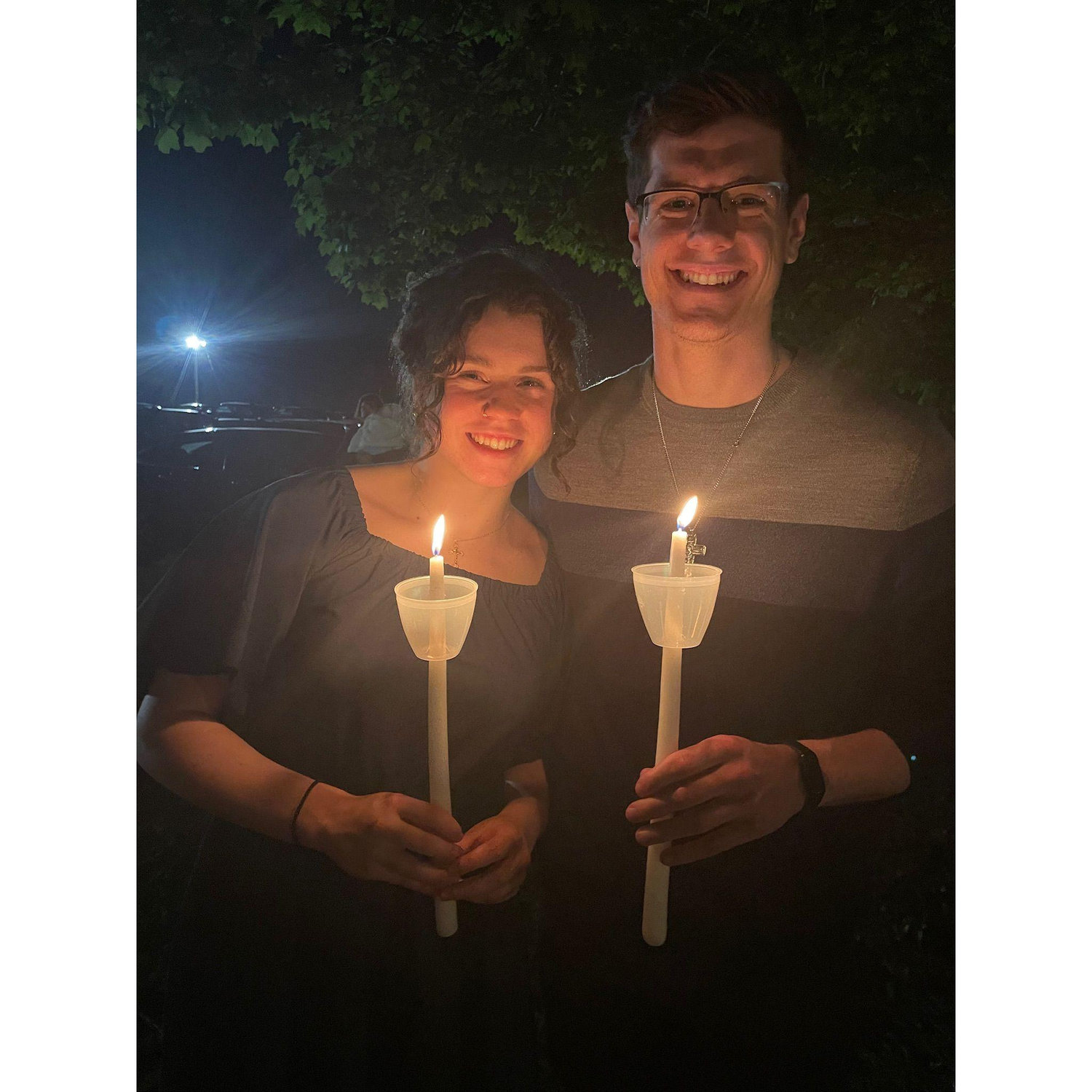 Midnight Easter service