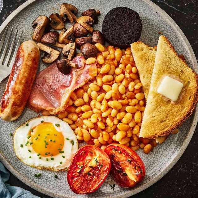 Treat us to a classic English breakfast!
