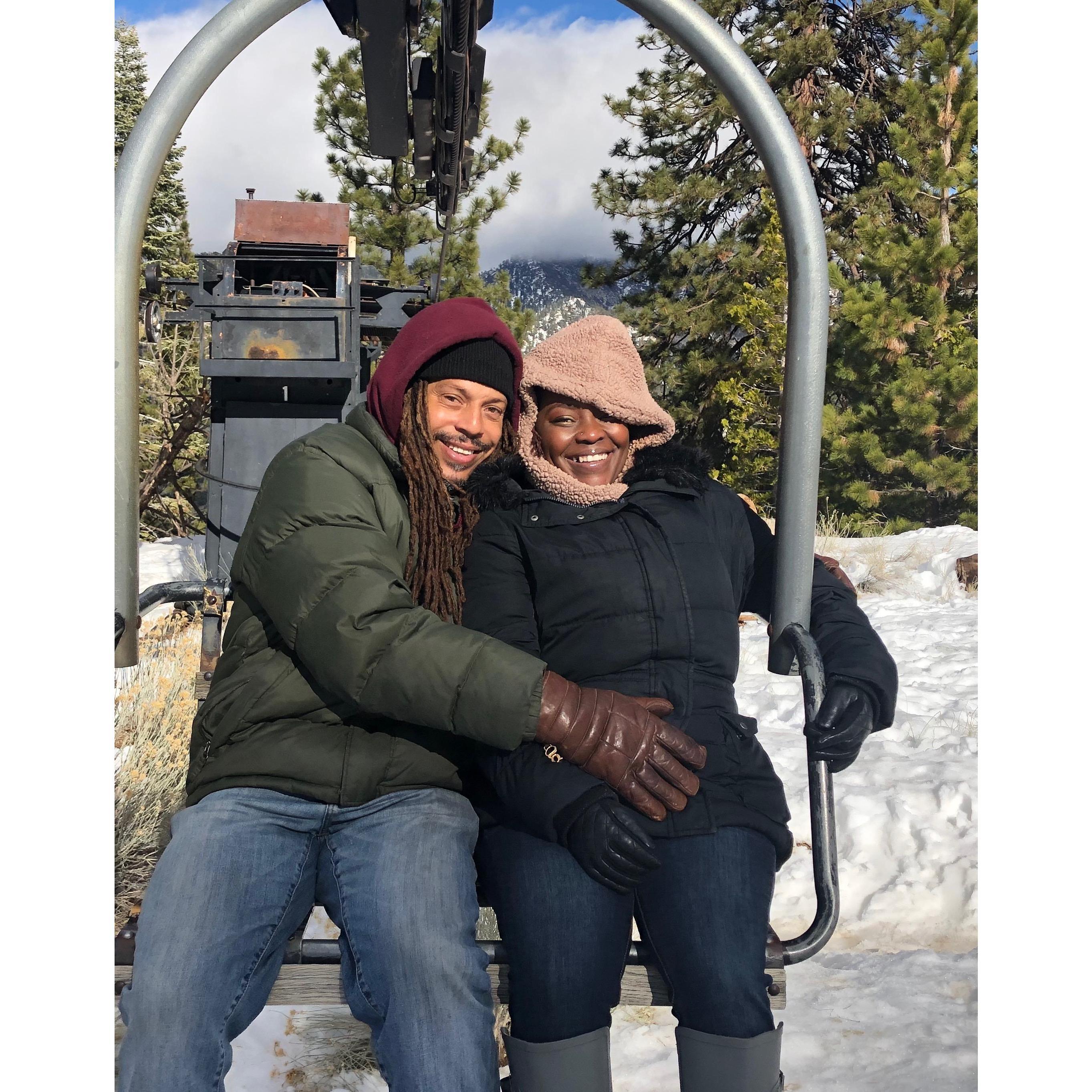 Hittin the slopes lol!