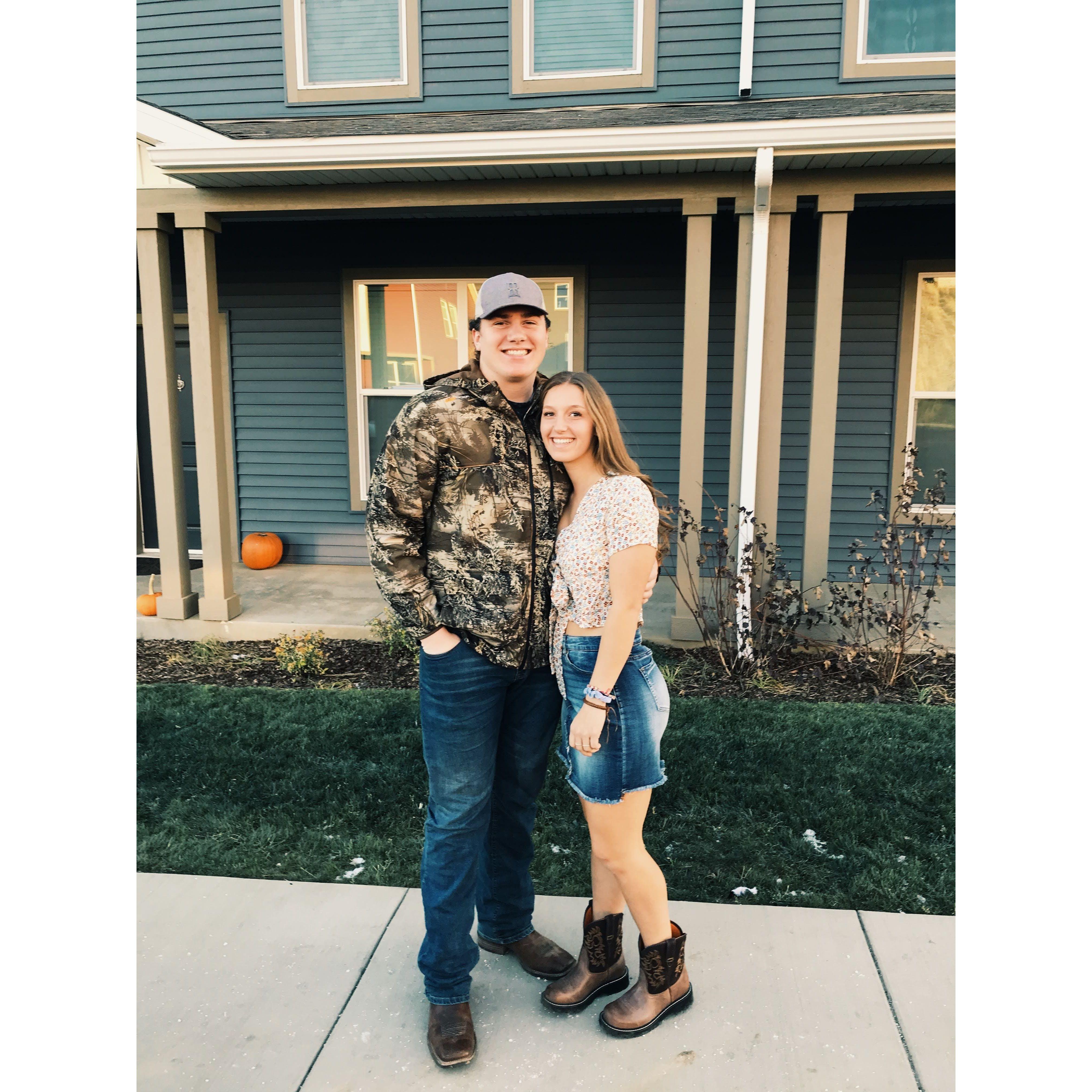 Before the Luke Combs Concert! Such a fun time!