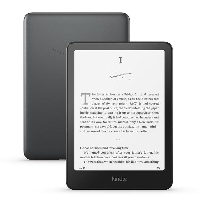 All-new Amazon Kindle Paperwhite Signature Edition (32 GB) – Our fastest Kindle with auto-adjusting front light, wireless charging, and weeks of battery life – Metallic Black