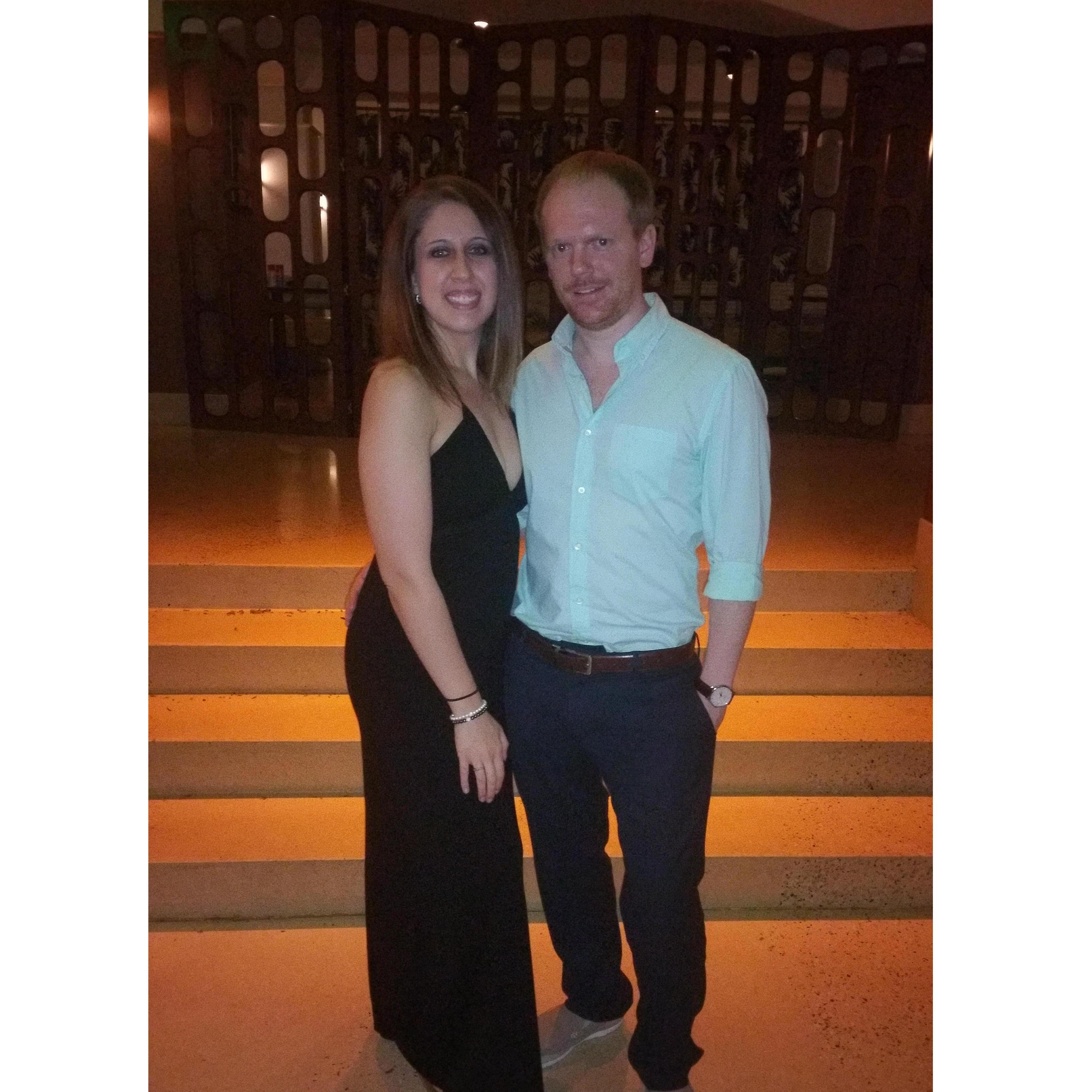 Vacationing in Miami.