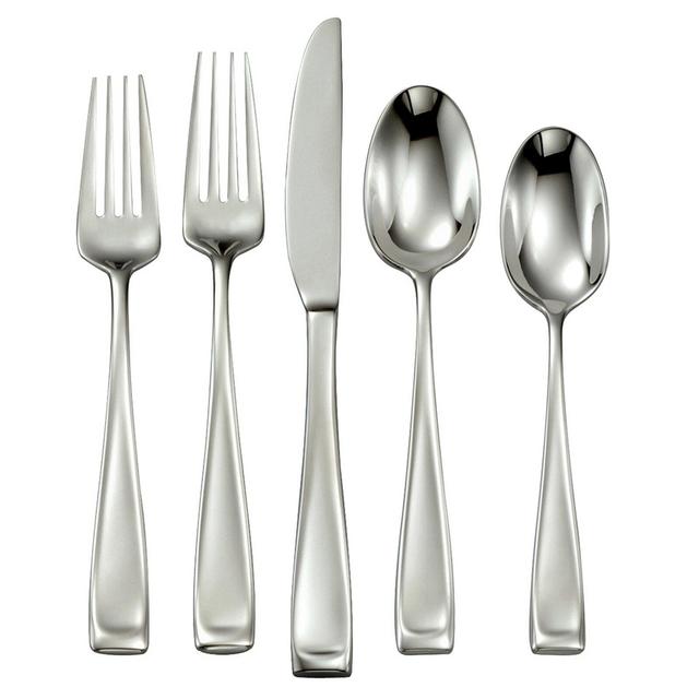 Moda Formal 65 Piece 18/10 Stainless Steel Flatware Set, Service for 12