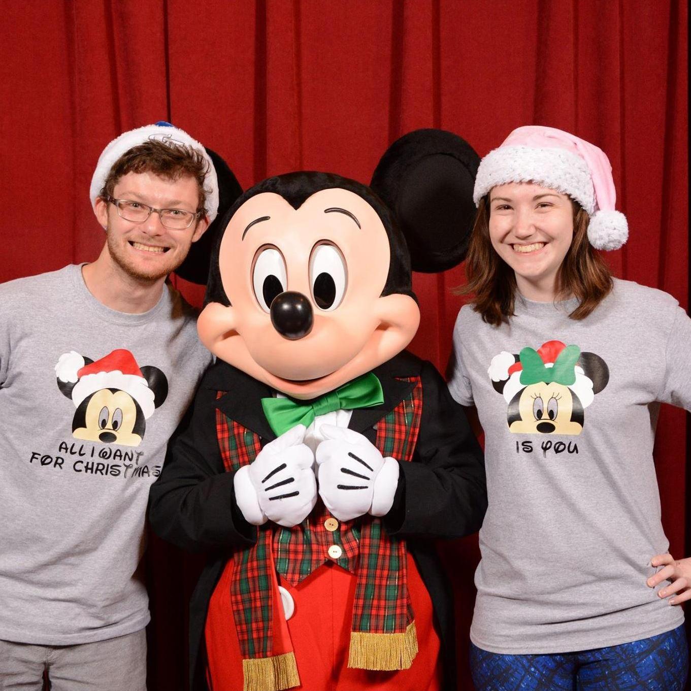 Christmas and Mickey Mouse, what else could they ask for?