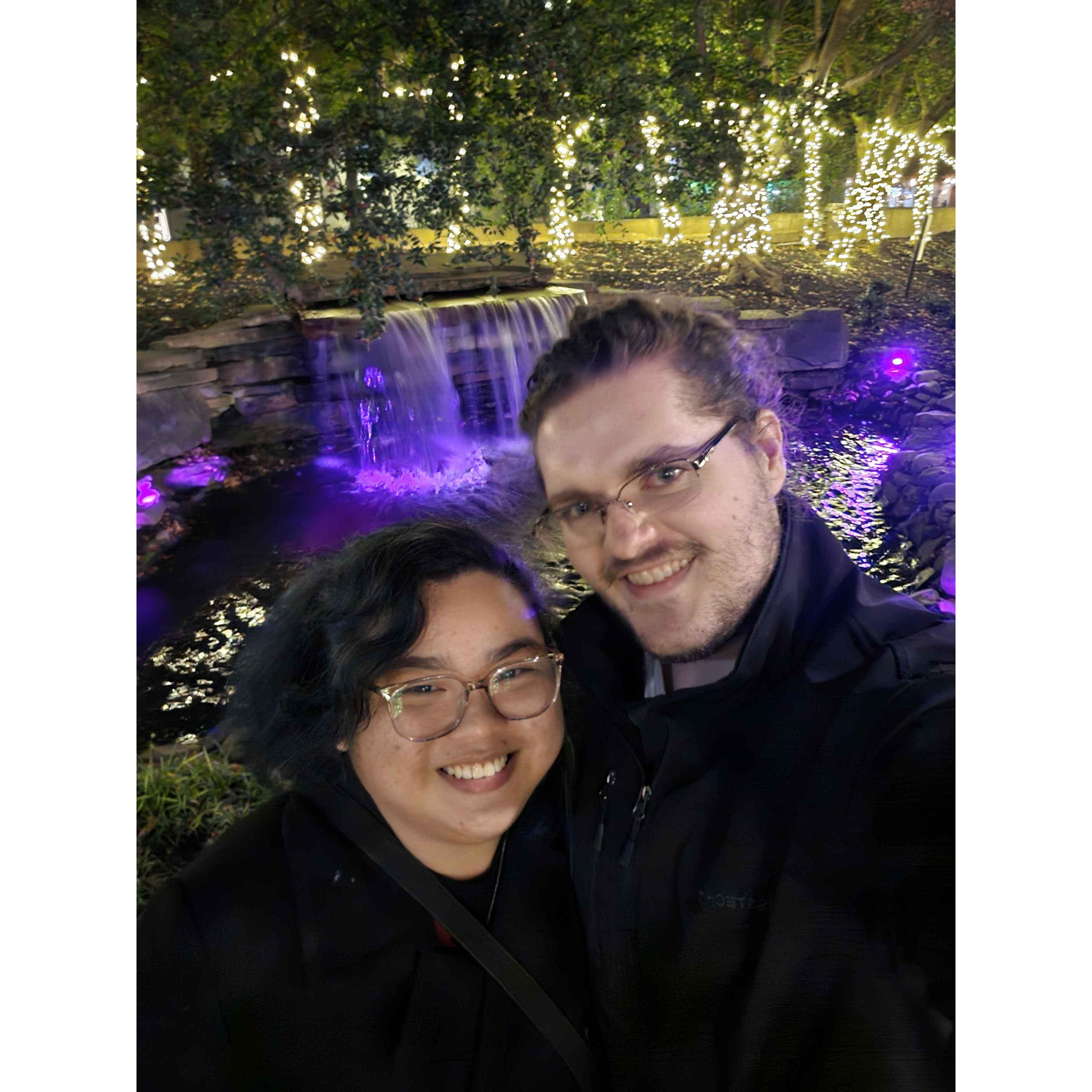 Night of our engagement! December 2024.