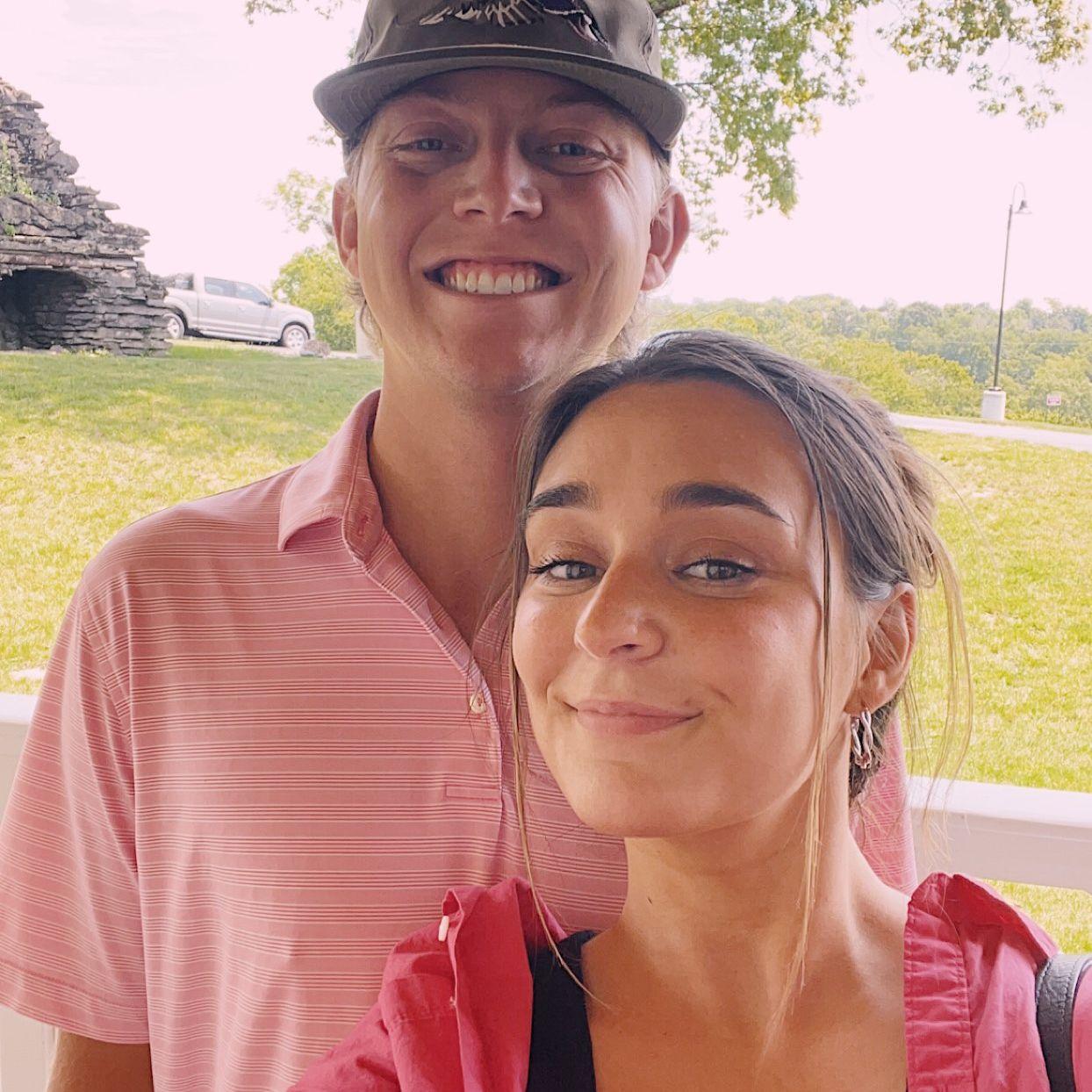 A picture from our first trip together to Louisville, KY!