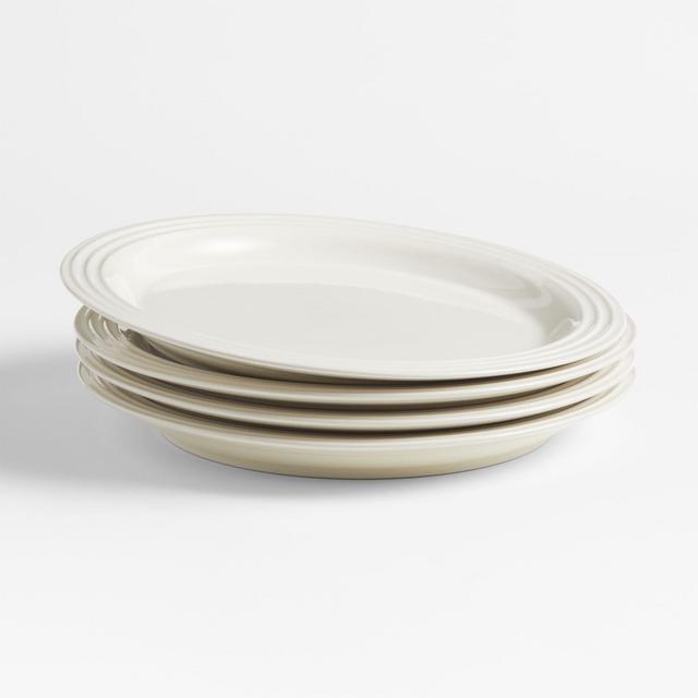 Le Creuset ® Cream Dinner Plates, Set of 4