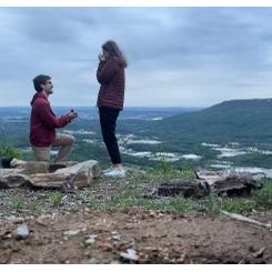 A very sleepy and confused Chloe getting PROPOSED TO!!